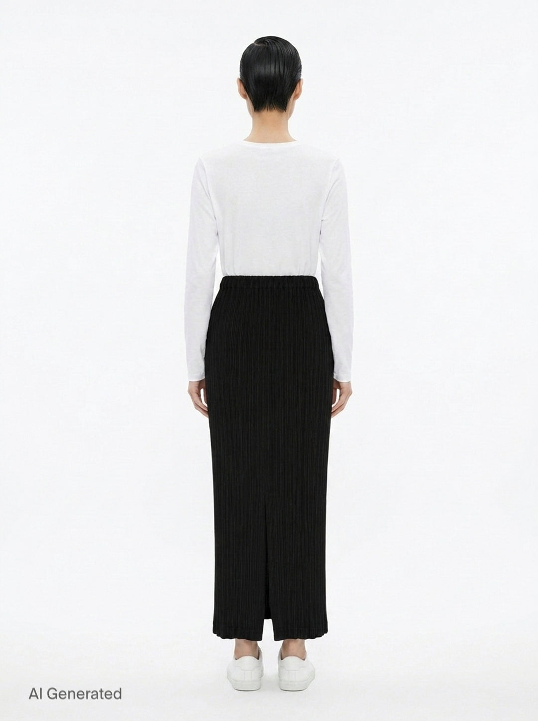 Pleated Midi Skirt | Issey Miyake | Club21 - back