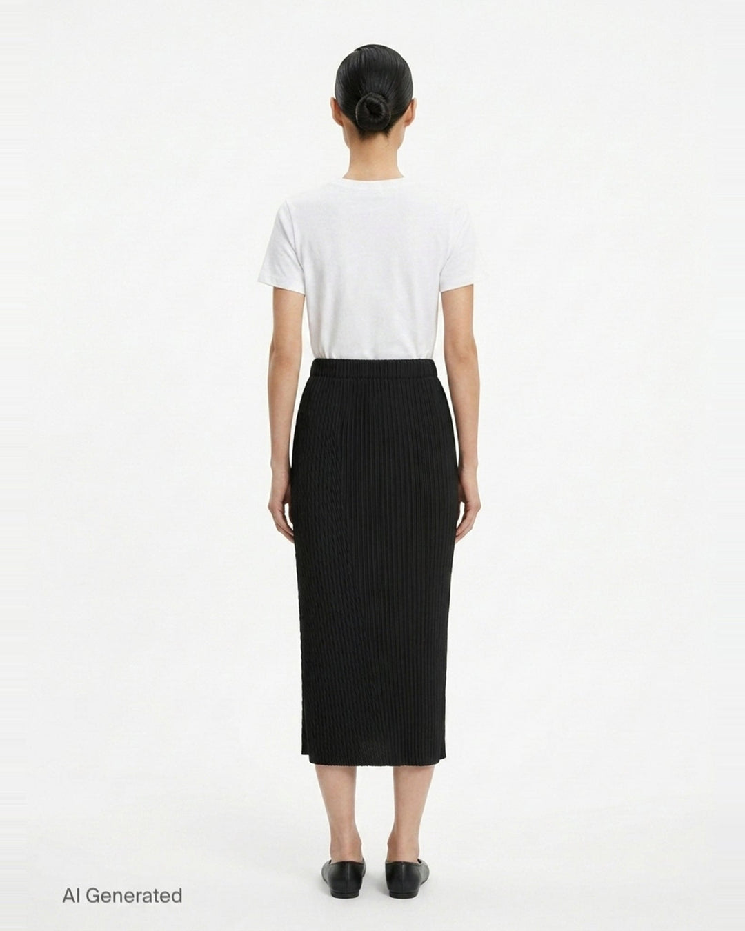 Pleated Midi Skirt | Issey Miyake | Club21 - back