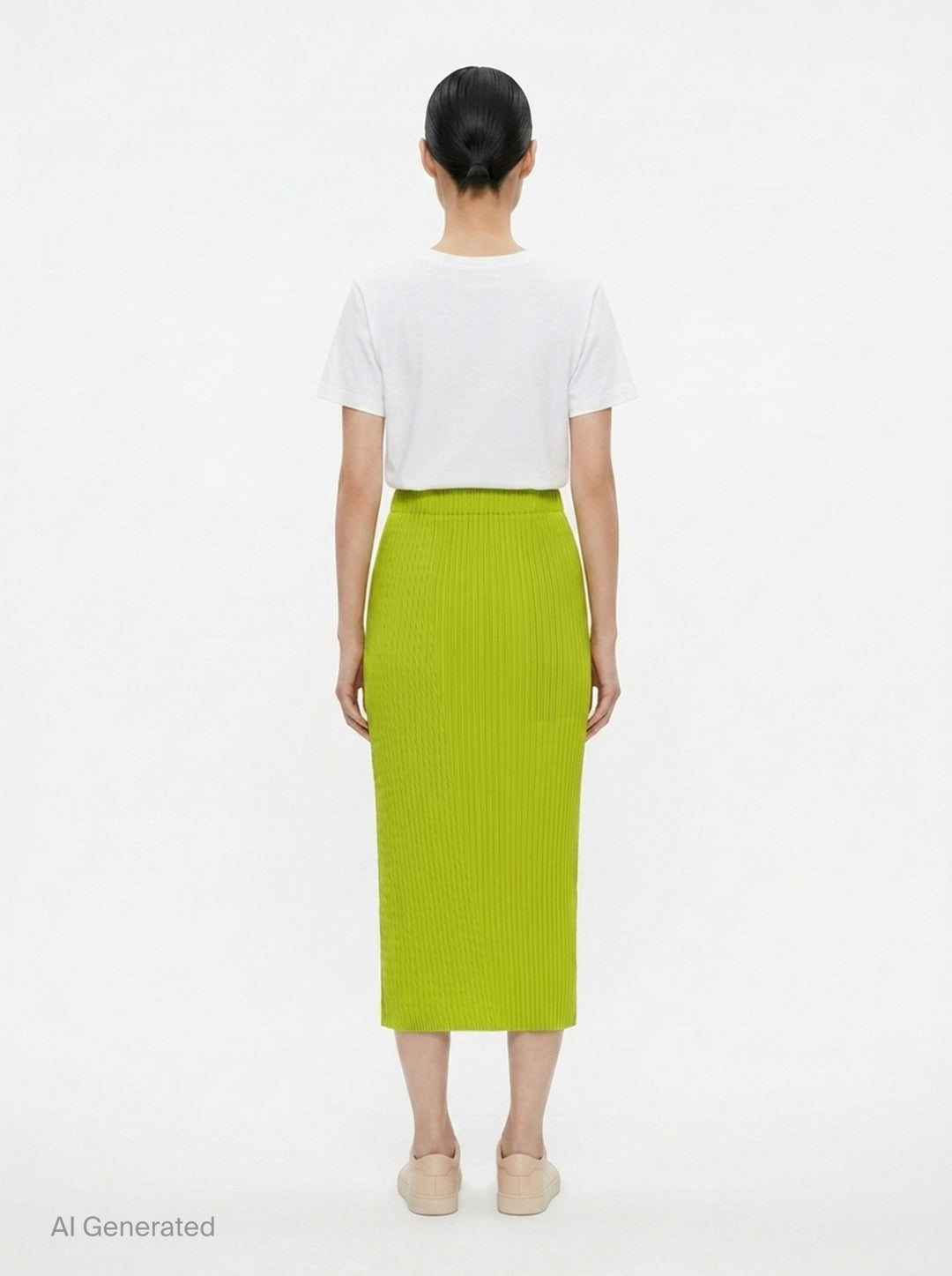 Pleated Midi Skirt | Issey Miyake | Club21 - back