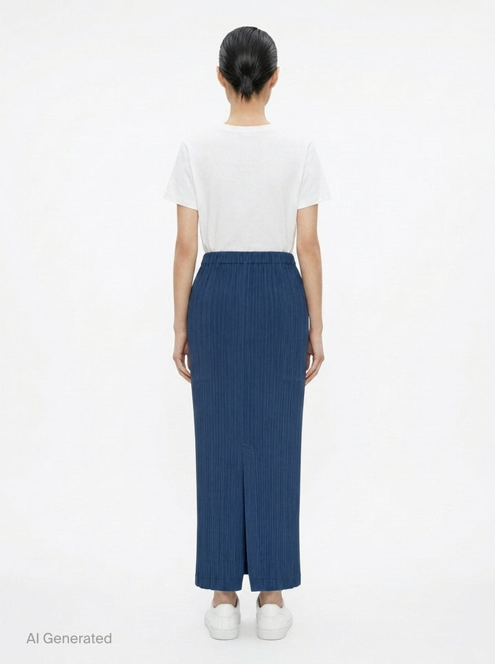 Pleated Midi Skirt | Issey Miyake | Club21 - back