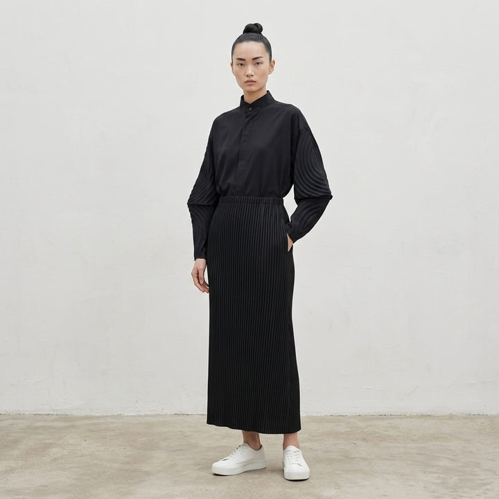 Pleated Midi Skirt | ISSEY MIYAKE | Club21 - lifestyle