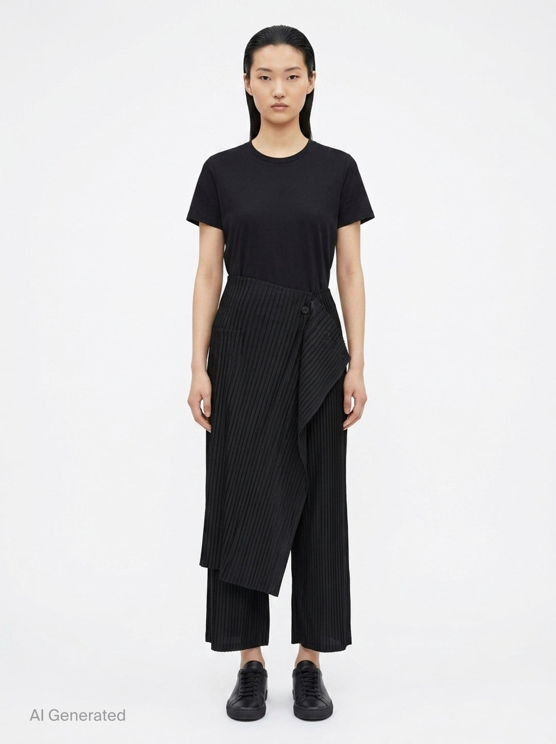 Pleated On Pleats Pants | Issey Miyake | Club21 - front