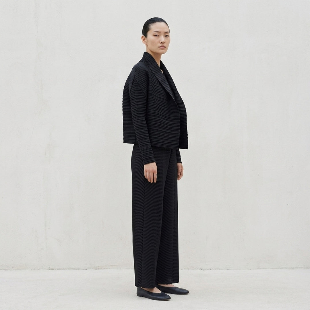 Pleated Open Front Cardigan | Issey Miyake | Club21 - lifestyle