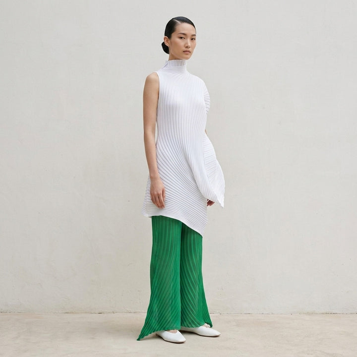 Pleated Ruffle Knit Tunic | Issey Miyake | Club21 - lifestyle