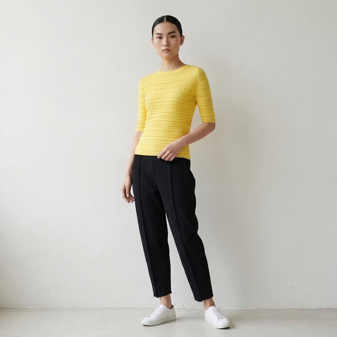Pleated Stripe Top | Issey Miyake | Club21 - lifestyle