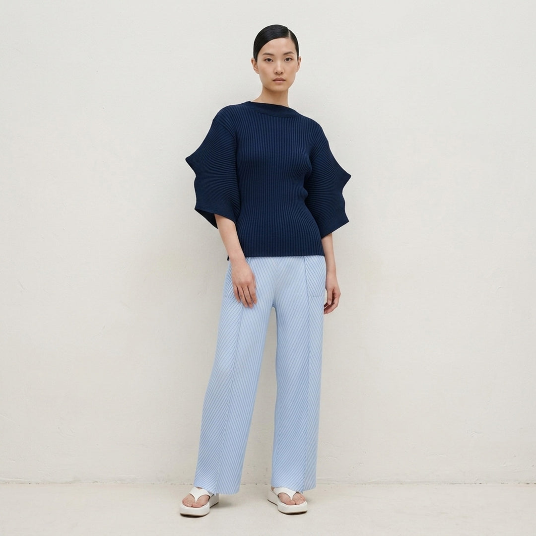 Prance Ribbed Knit Sweater | Issey Miyake | Club21 - lifestyle