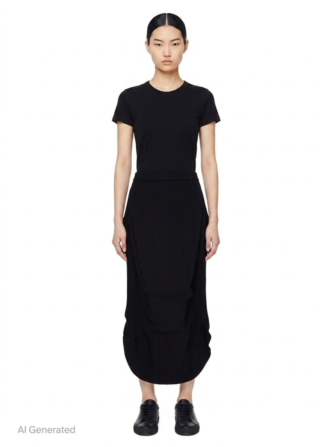 Prance Ribbed Skirt | Issey Miyake | Club21 - front