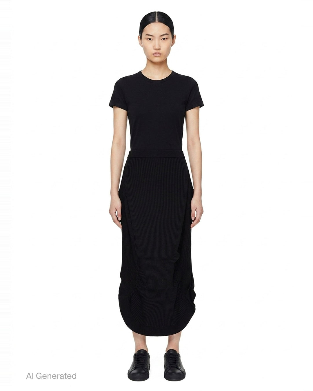 Prance Ribbed Skirt | Issey Miyake | Club21 - front