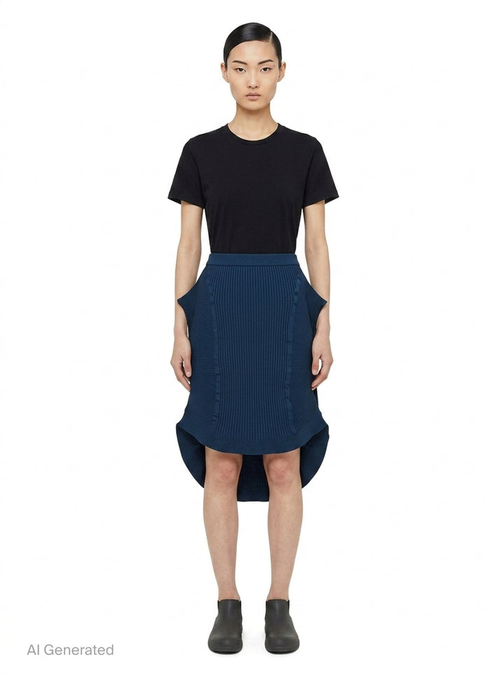 Prance Ribbed Skirt | Issey Miyake | Club21 - front
