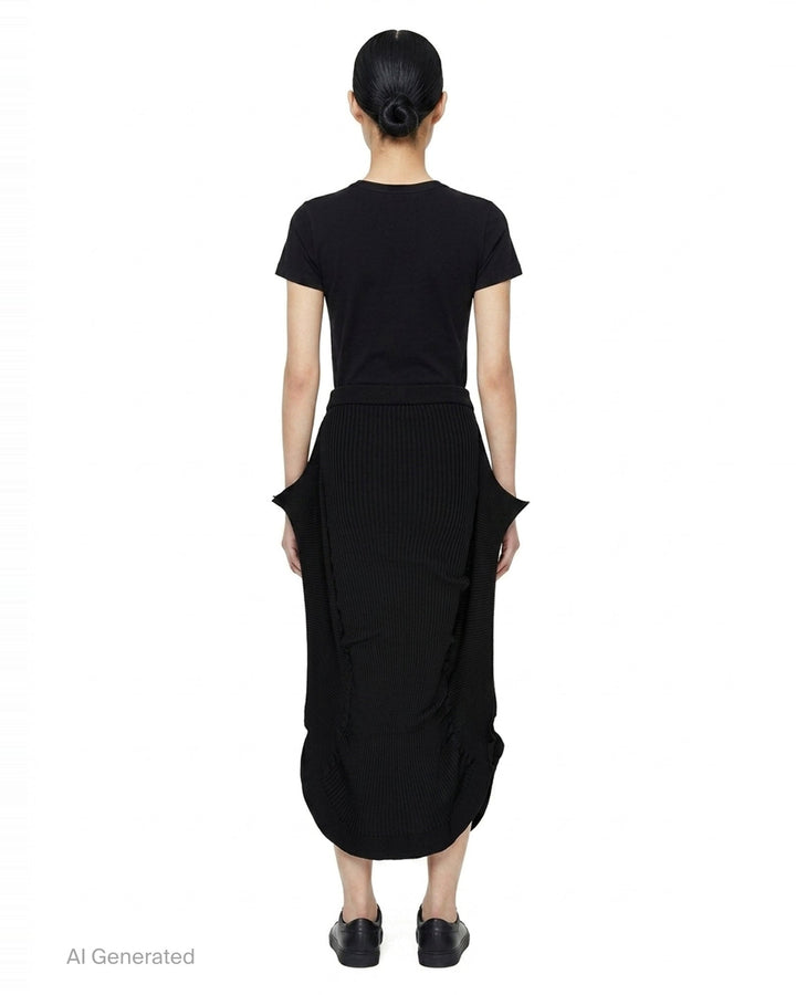 Prance Ribbed Skirt | Issey Miyake | Club21 - back