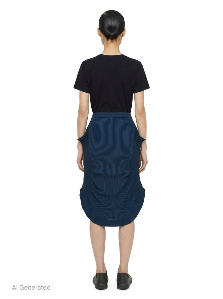 Prance Ribbed Skirt | Issey Miyake | Club21 - back