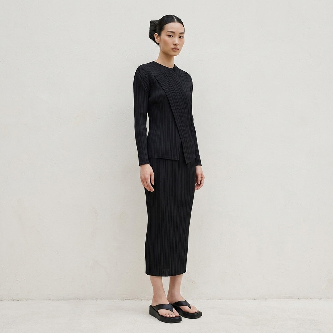 Sheer Slit Pleated Cardigan | Issey Miyake | Club21 - lifestyle