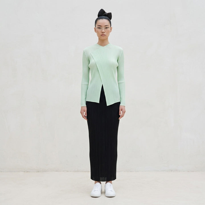 Sheer Slit Pleated Cardigan | Issey Miyake | Club21 - lifestyle