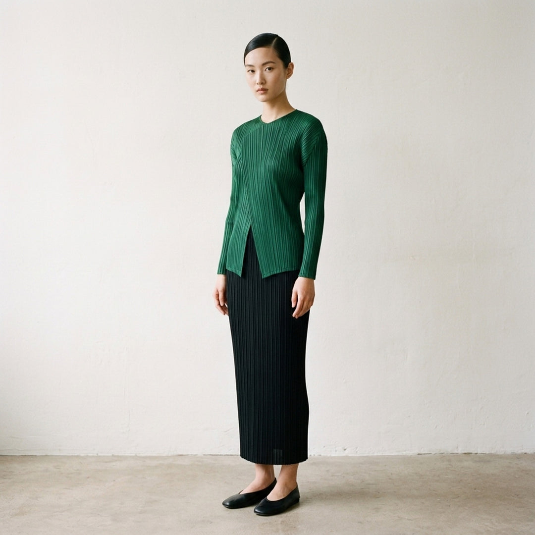 Sheer Slit Pleated Cardigan | Issey Miyake | Club21 - lifestyle
