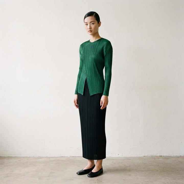 Sheer Slit Pleated Cardigan | Issey Miyake | Club21 - lifestyle
