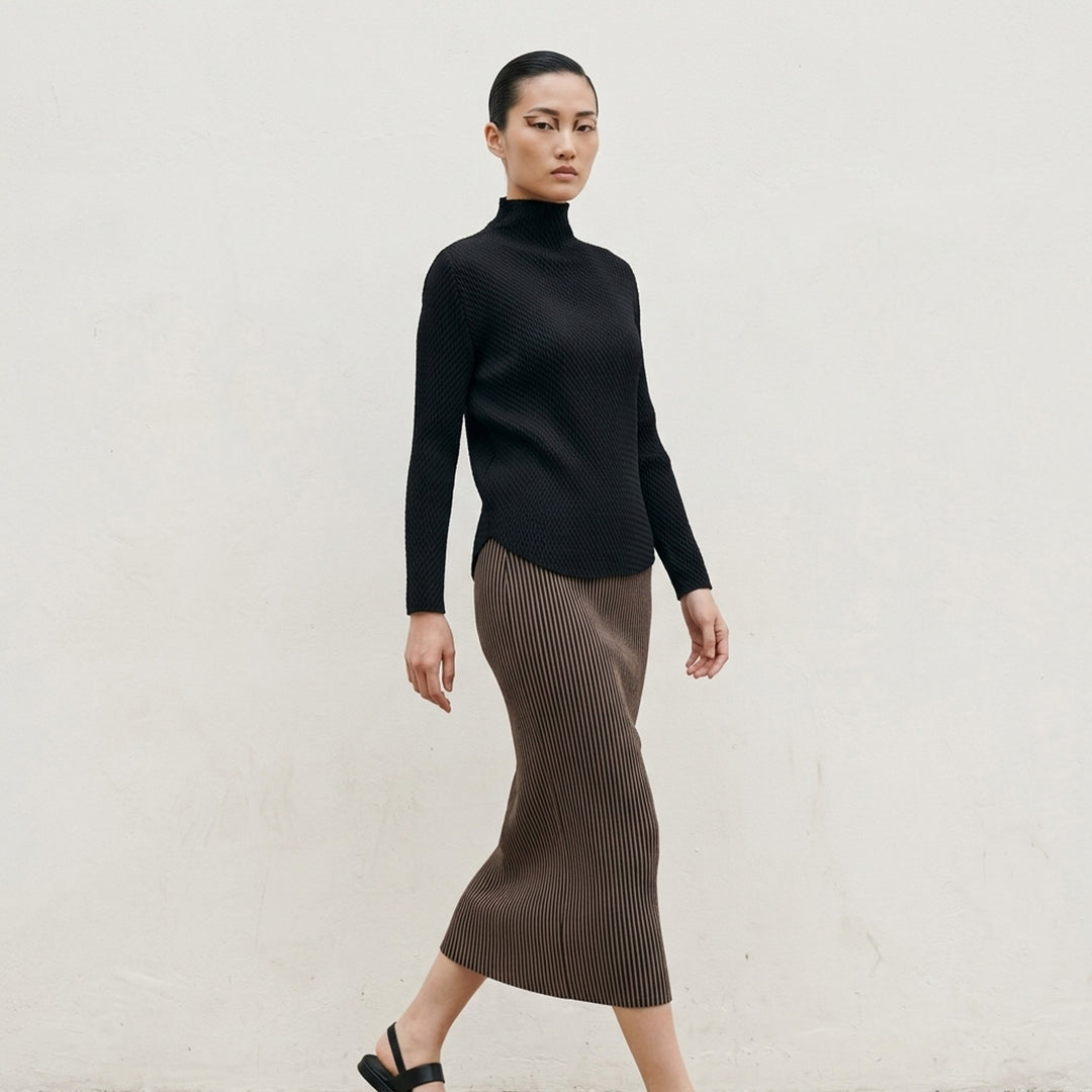 Stripe Midi Skirt | Issey Miyake | Club21 - lifestyle