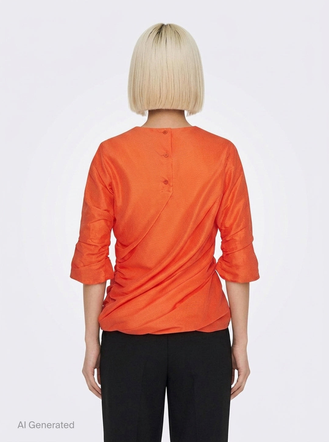 Twining Draped Woven Top | Issey Miyake | Club21 - back