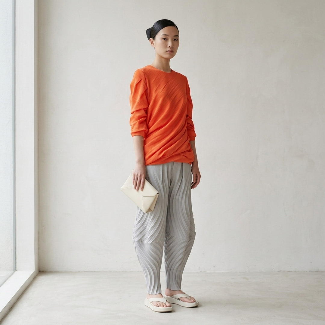 Twining Draped Woven Top | Issey Miyake | Club21 - lifestyle