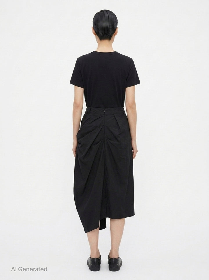 Twisted Drape Woven Pants | Issey Miyake | Club21 - back