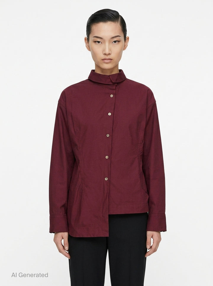 Twisted Drape Woven Top | ISSEY MIYAKE | Club21 - front