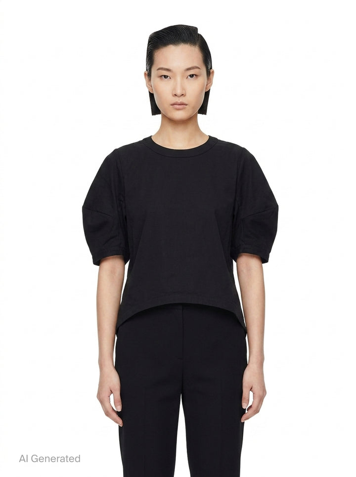 Twisted Drape Woven Top | Issey Miyake | Club21 - front