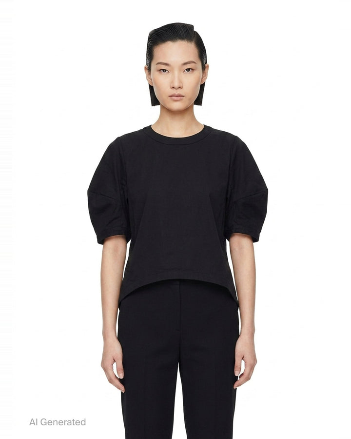 Twisted Drape Woven Top | Issey Miyake | Club21 - front