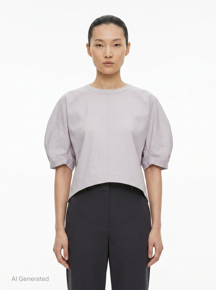 Twisted Drape Woven Top | Issey Miyake | Club21 - front