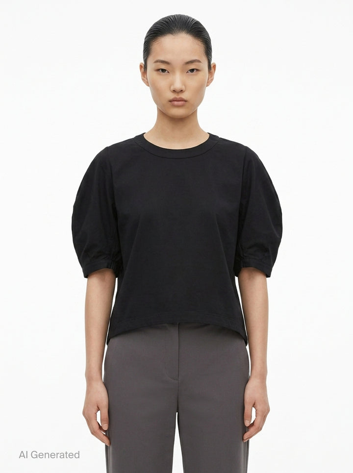 Twisted Drape Woven Top | Issey Miyake | Club21 - front