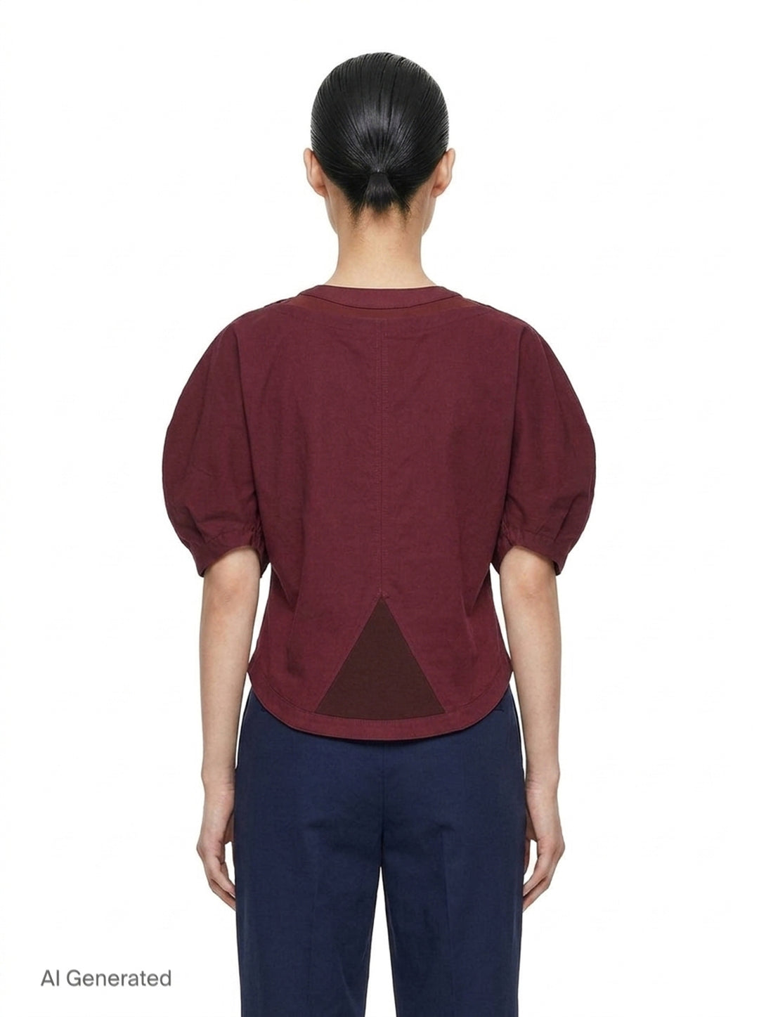 Twisted Drape Woven Top | Issey Miyake | Club21 - back