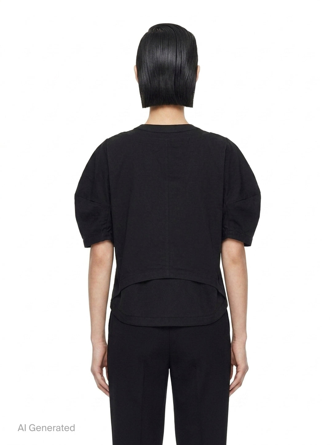 Twisted Drape Woven Top | Issey Miyake | Club21 - back