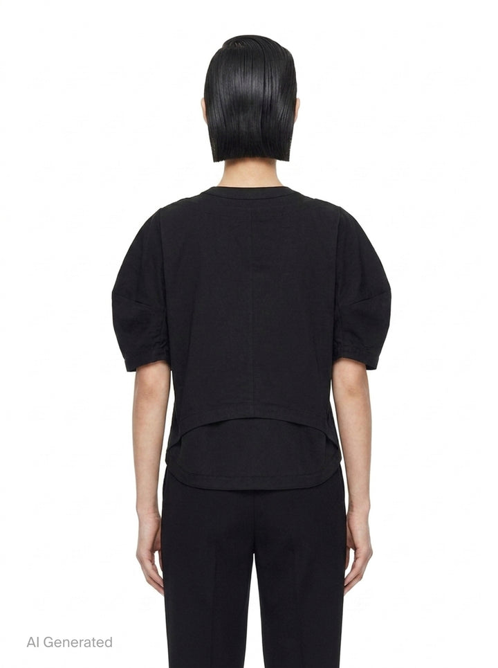 Twisted Drape Woven Top | Issey Miyake | Club21 - back