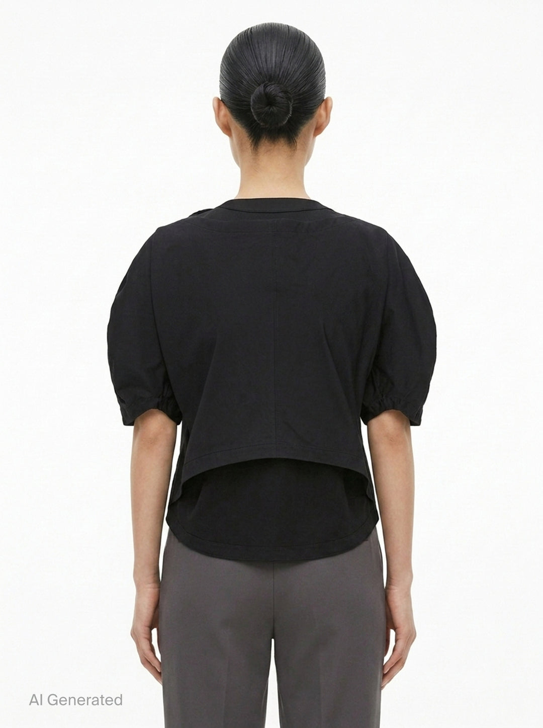 Twisted Drape Woven Top | Issey Miyake | Club21 - back