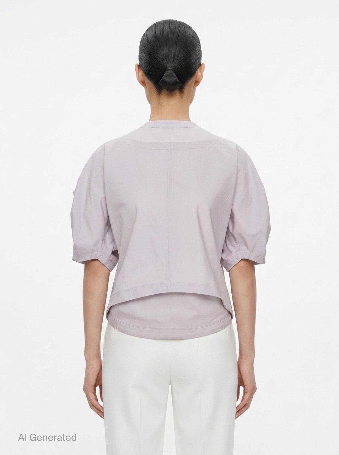 Twisted Drape Woven Top | Issey Miyake | Club21 - back
