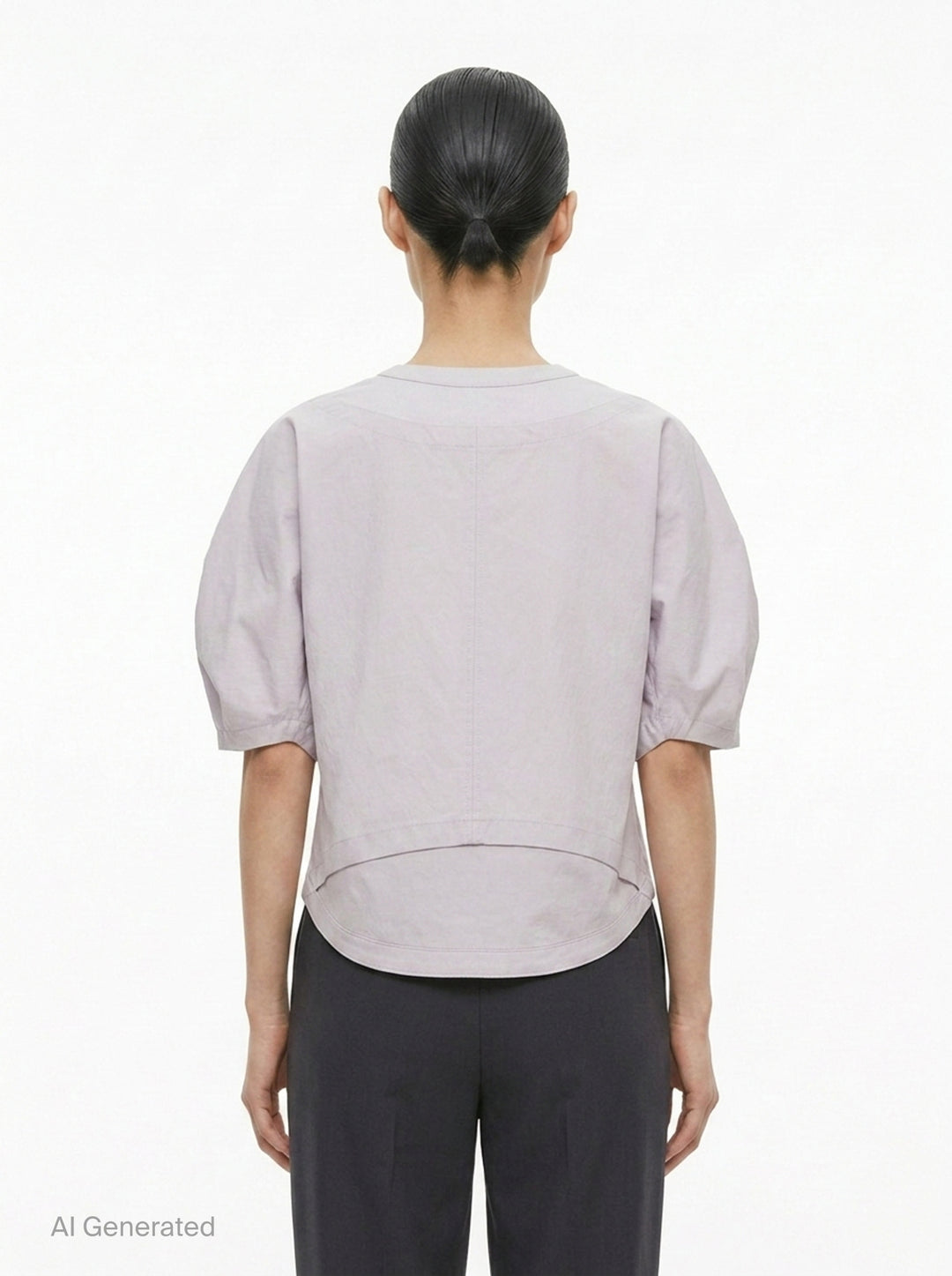 Twisted Drape Woven Top | Issey Miyake | Club21 - back
