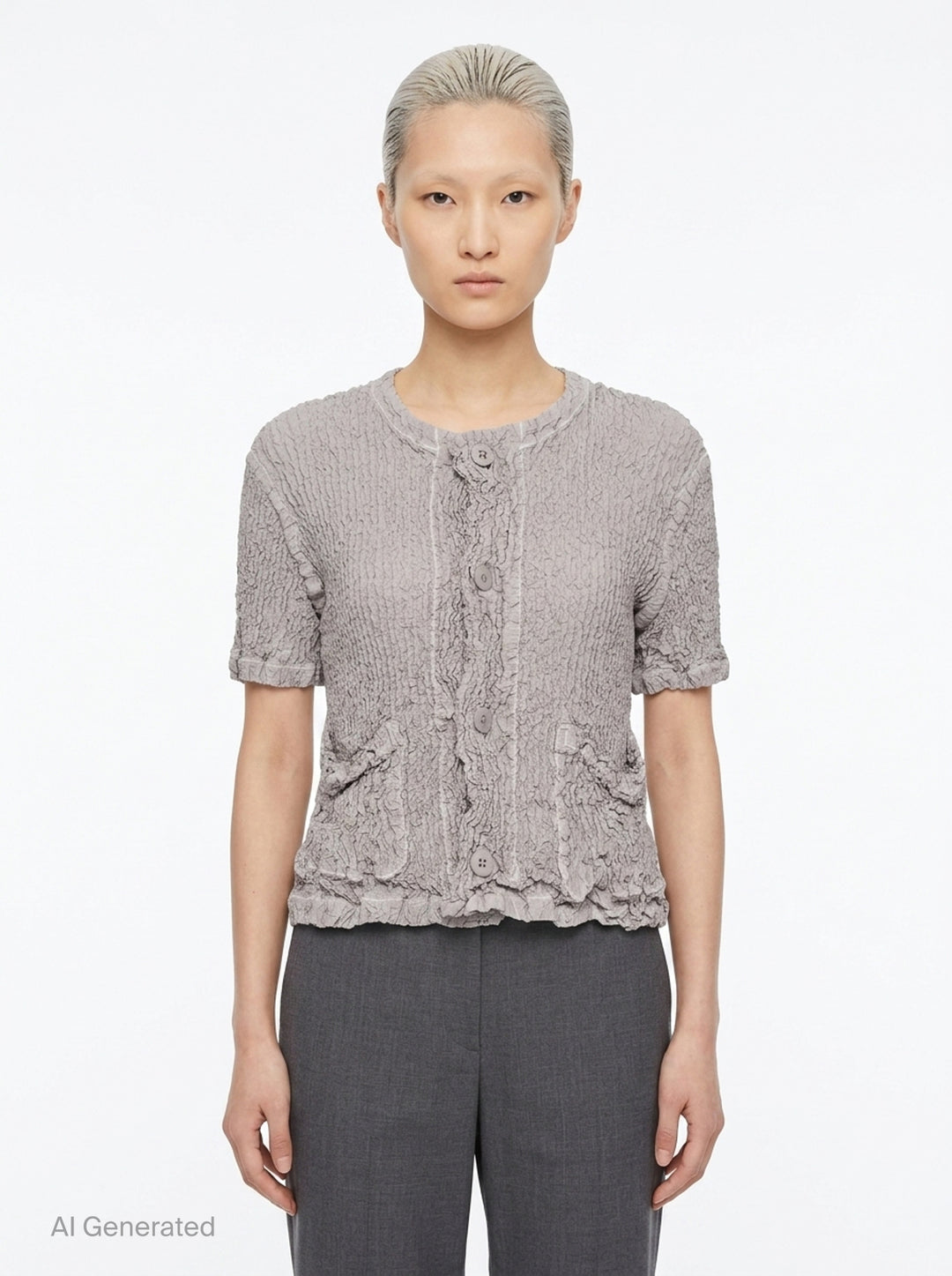 Wavelet Cardigan | Issey Miyake | Club21 - front