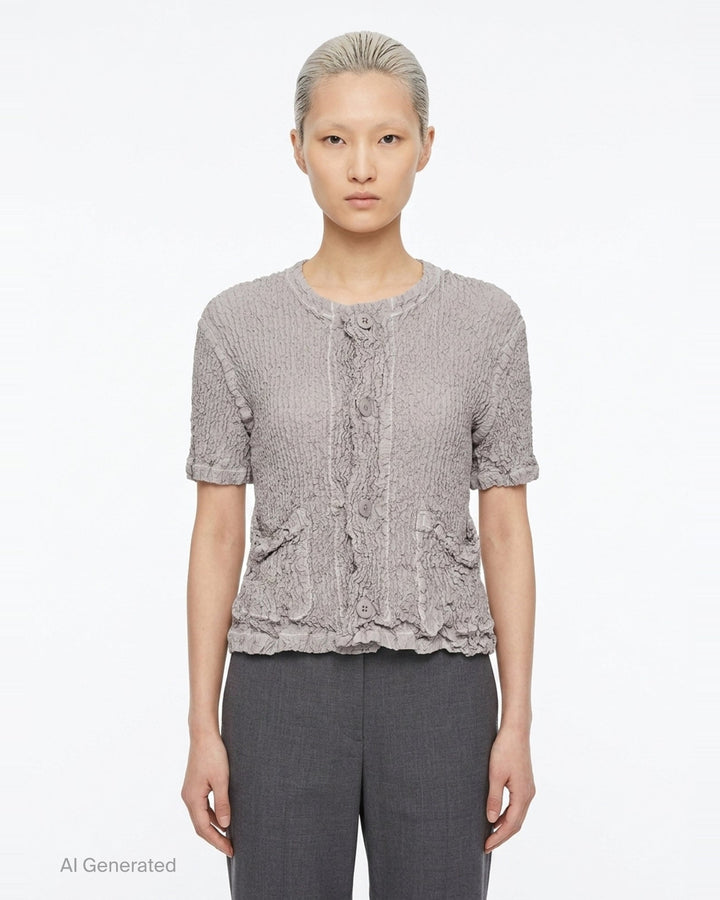 Wavelet Cardigan | Issey Miyake | Club21 - front