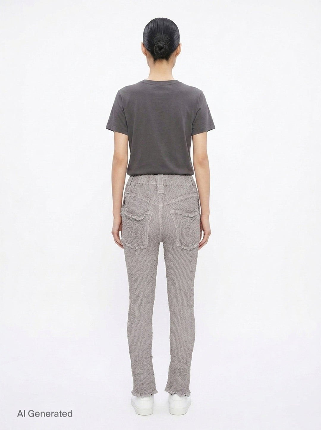 Wavelet Woven Pants | ISSEY MIYAKE | Club21 - back