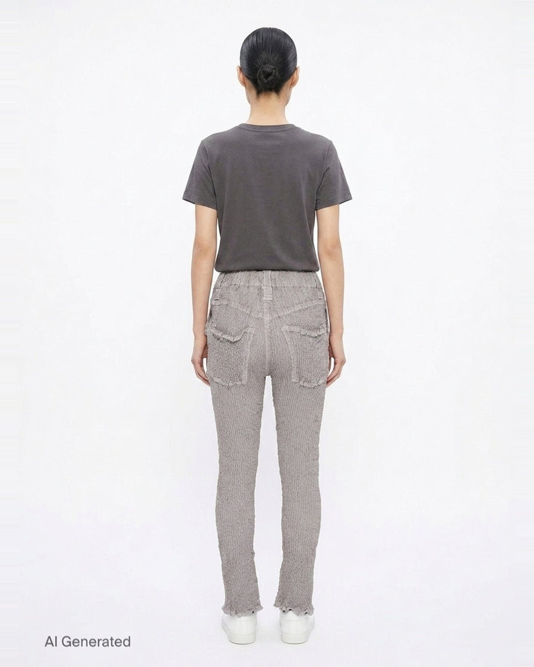 Wavelet Woven Pants | ISSEY MIYAKE | Club21 - back