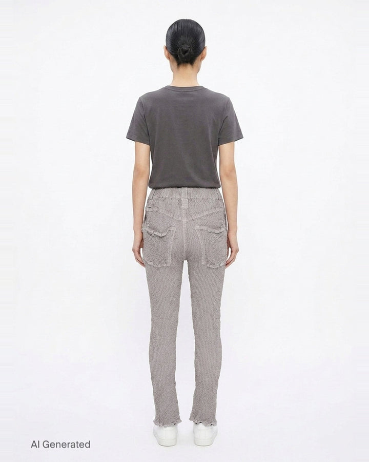 Wavelet Woven Pants | ISSEY MIYAKE | Club21 - back