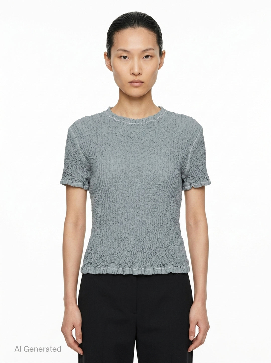 Wavelet Woven Top | Issey Miyake | Club21 - front