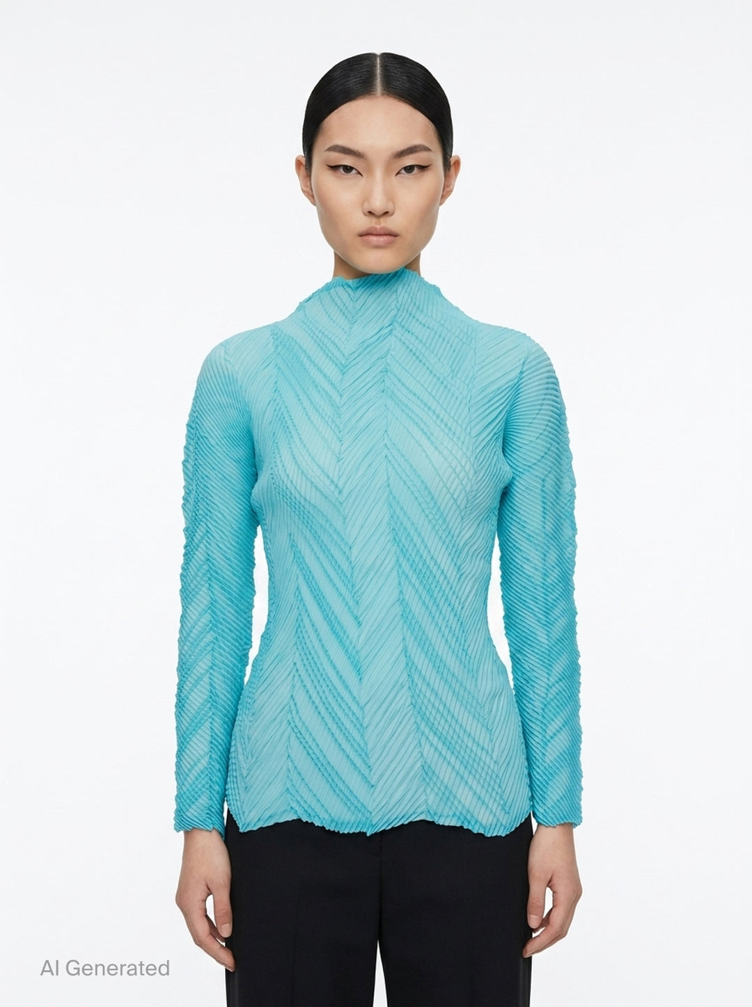 Zigzag Pleats Top | Issey Miyake | Club21 - front