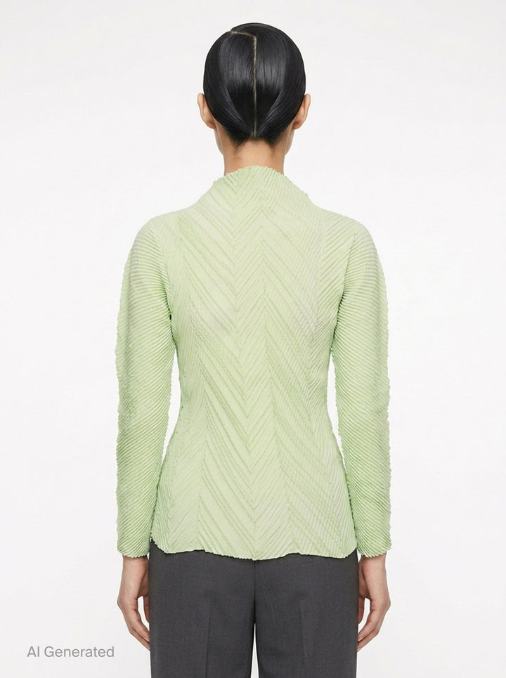 Zigzag Pleats Top | Issey Miyake | Club21 - back