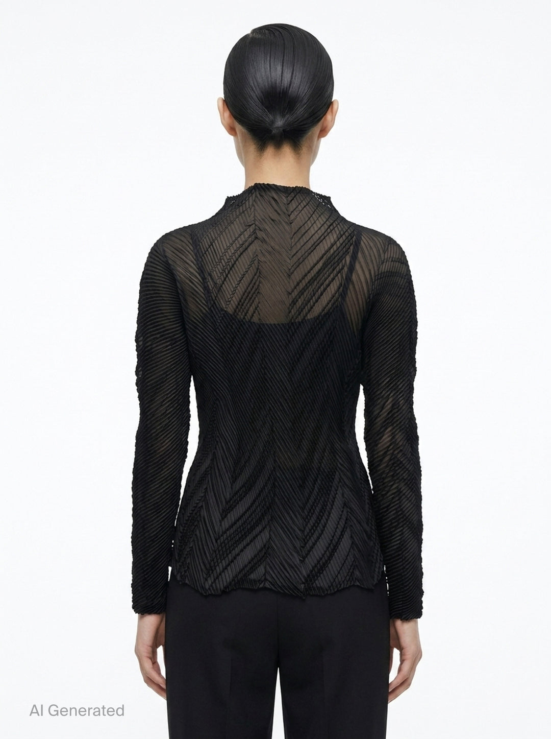 Zigzag Pleats Top | Issey Miyake | Club21 - back