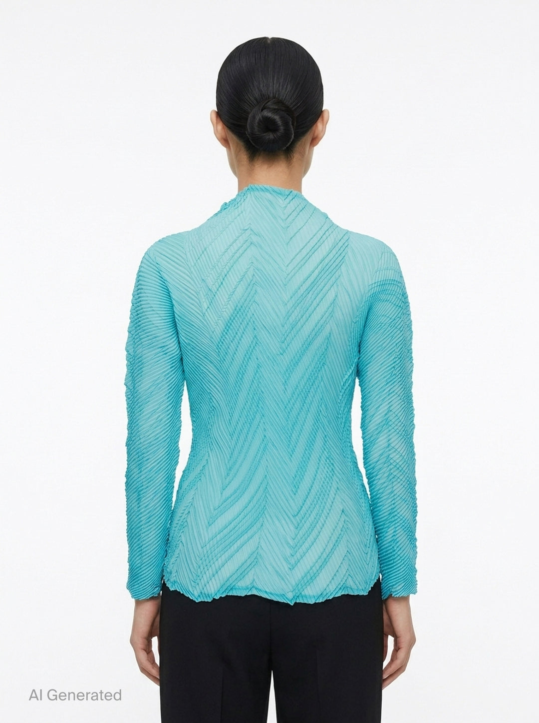 Zigzag Pleats Top | Issey Miyake | Club21 - back