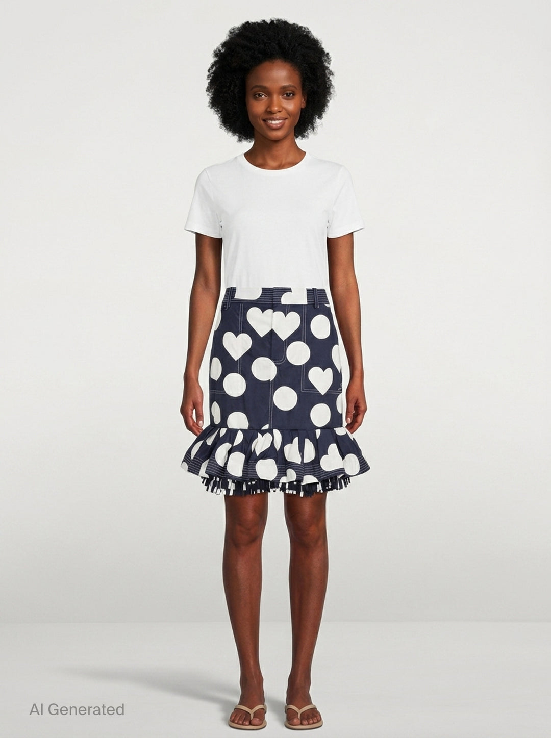 Cabana Ruffle Midi Skirt | Jacquemus | Club21 - front