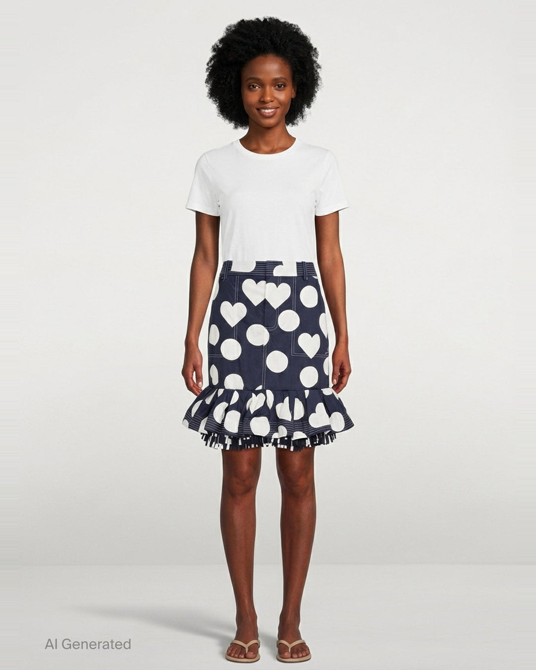 Cabana Ruffle Midi Skirt | Jacquemus | Club21 - front