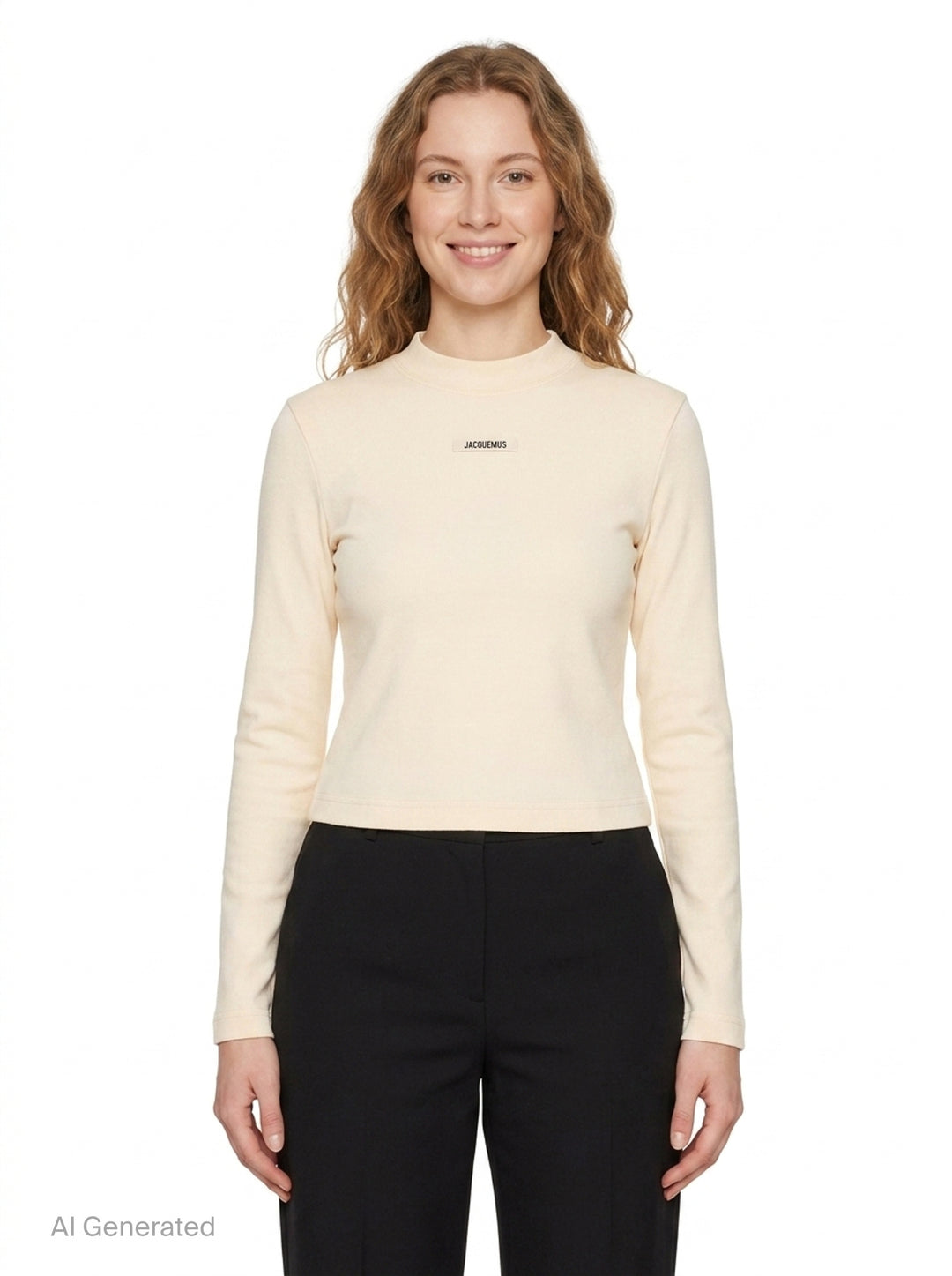 Gros Grain Long Sleeve Tee | Jacquemus | Club21 - front