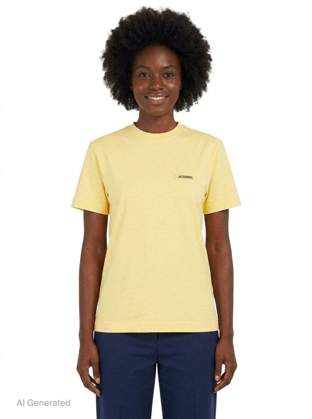 Gros Grain Short Sleeve Tee | Jacquemus | Club21 - front