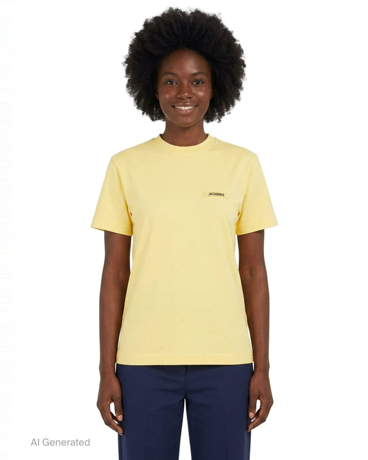 Gros Grain Short Sleeve Tee | Jacquemus | Club21 - front