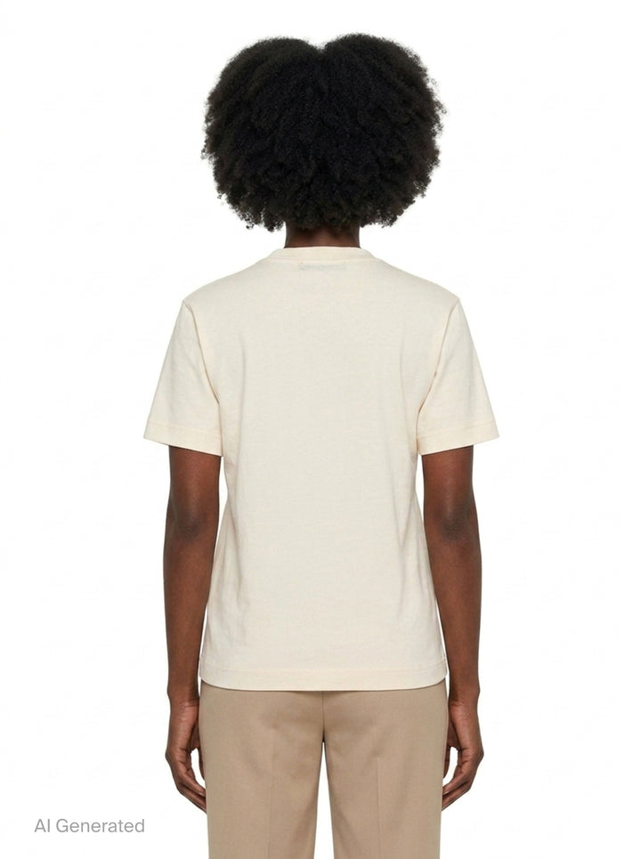 Gros Grain Short Sleeve Tee | Jacquemus | Club21 - back